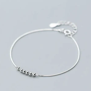 Bracciale a catena per donna in argento sterling 925, gioielli raffinati per feste