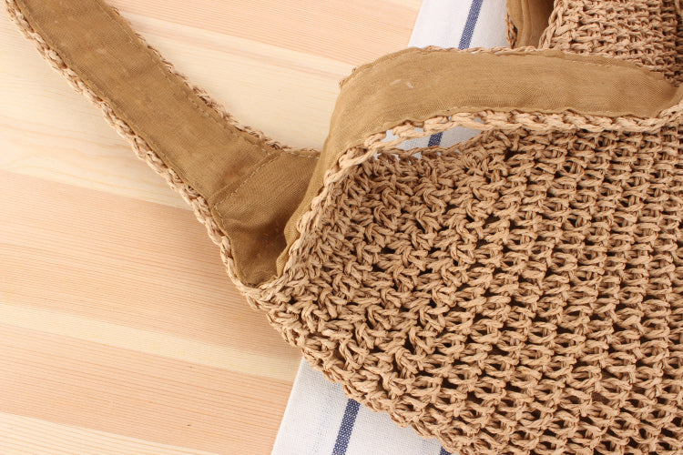 Freizeit-Ein-Schulter-Strohtasche