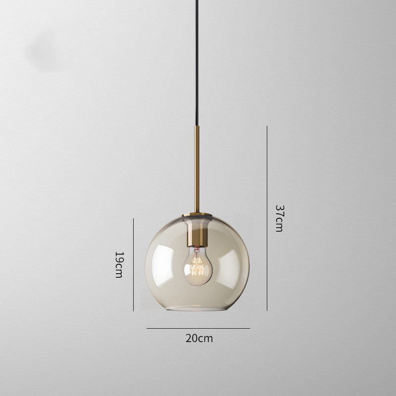 Creative Staircase Cafe Nordic Minimalist Glas Kronleuchter