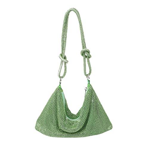 Glitzernde Tasche mit Strasssteinen