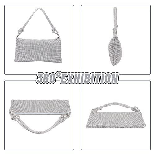 Glitzernde Tasche mit Strasssteinen