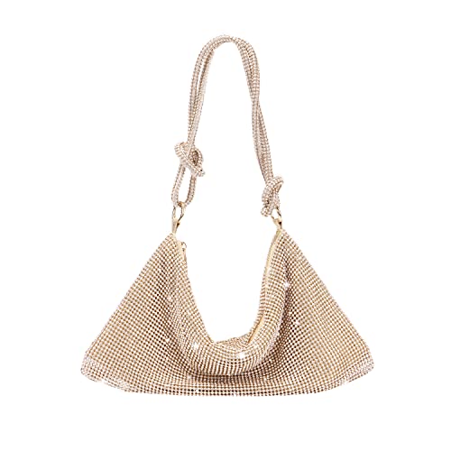 Glitzernde Tasche mit Strasssteinen