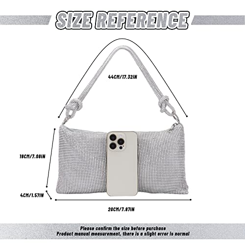 Glitzernde Tasche mit Strasssteinen