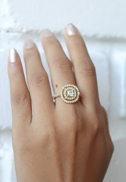Anello Maldive in oro rosa