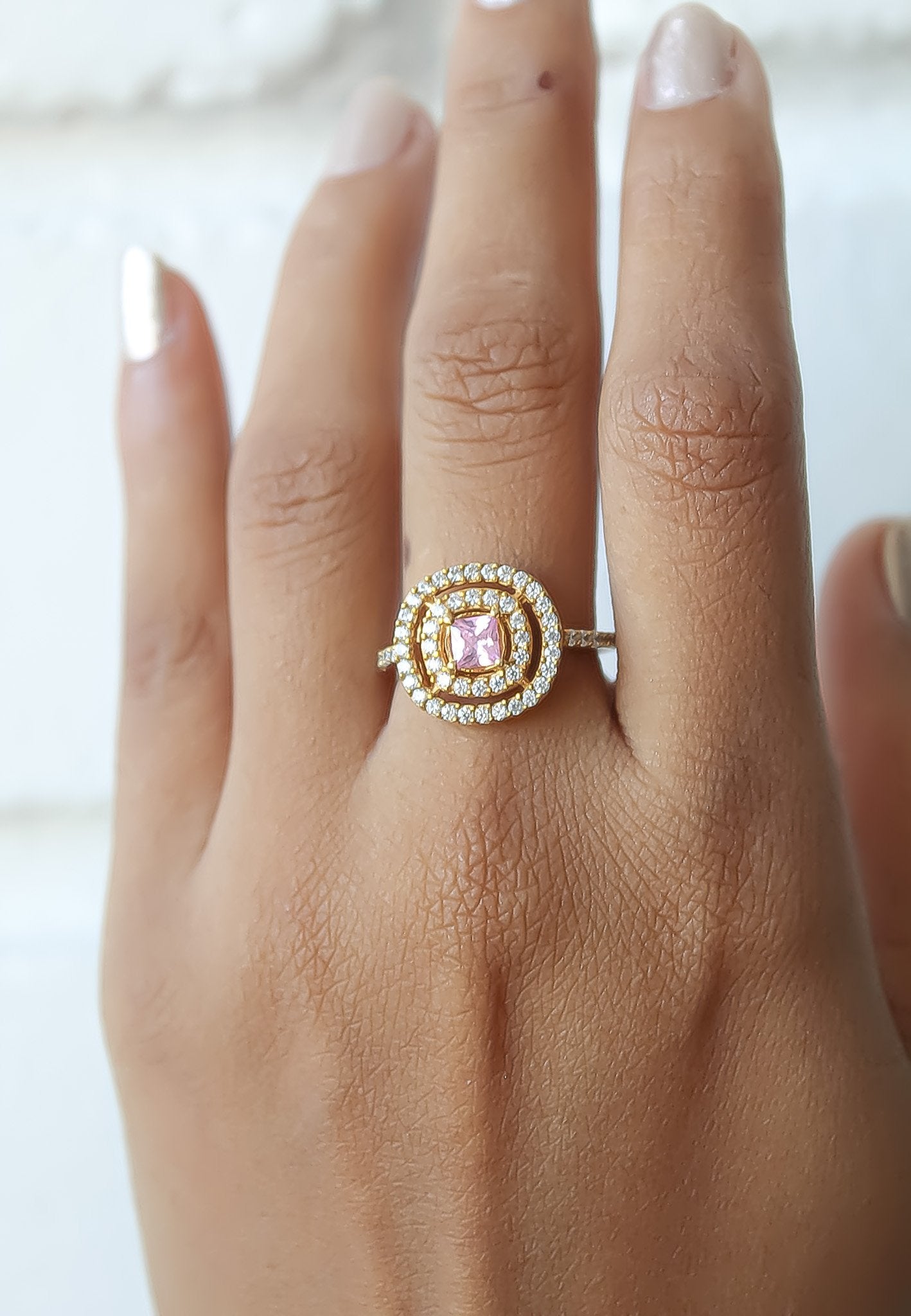 Anello Maldive in oro rosa