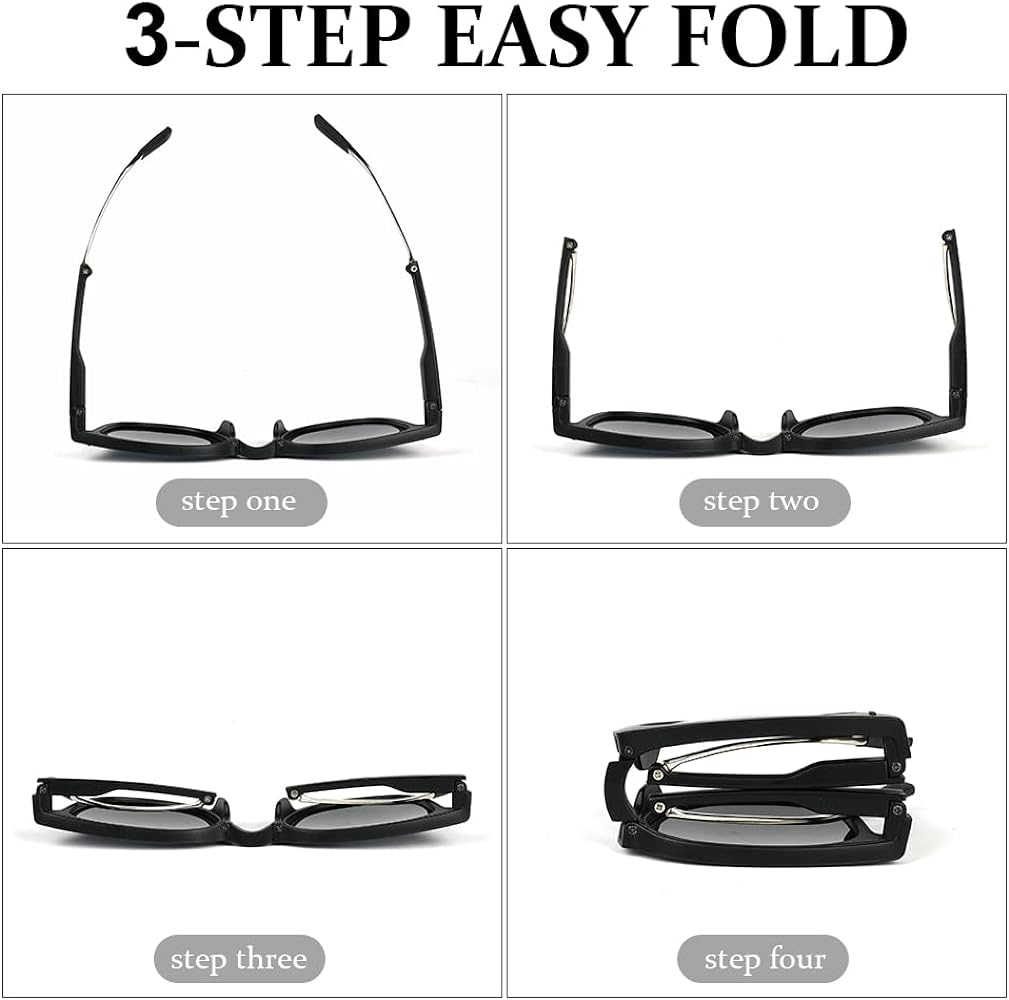 Faltbare Sonnenbrille mit UV-Schutz