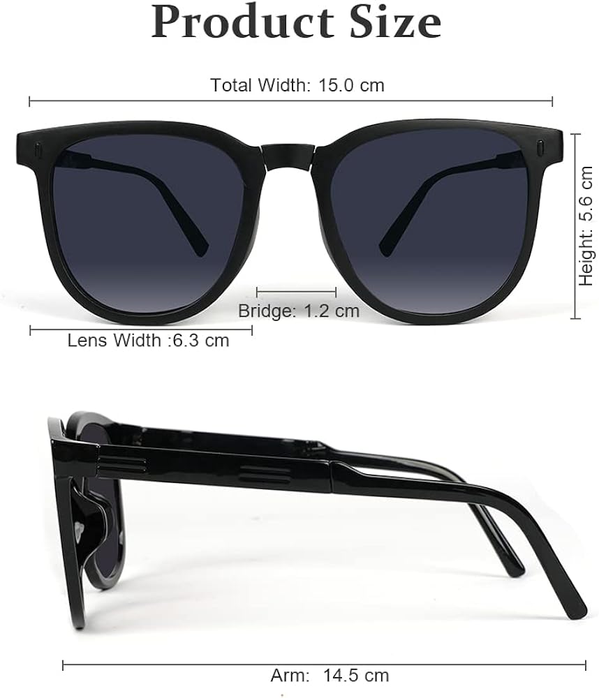 Faltbare Sonnenbrille mit UV-Schutz
