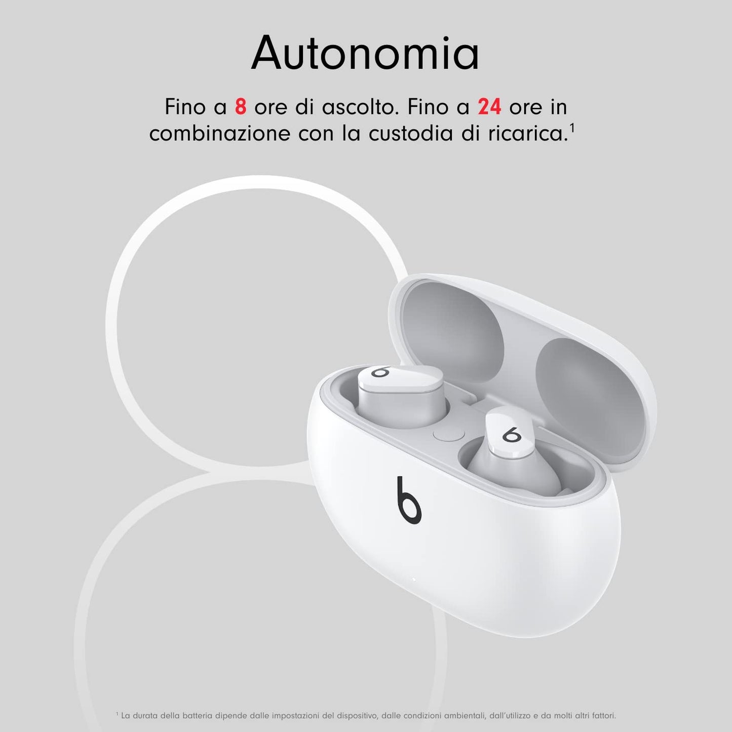 Original Beats Studio Buds - Auricolari senza fili con cancellazione del rumore