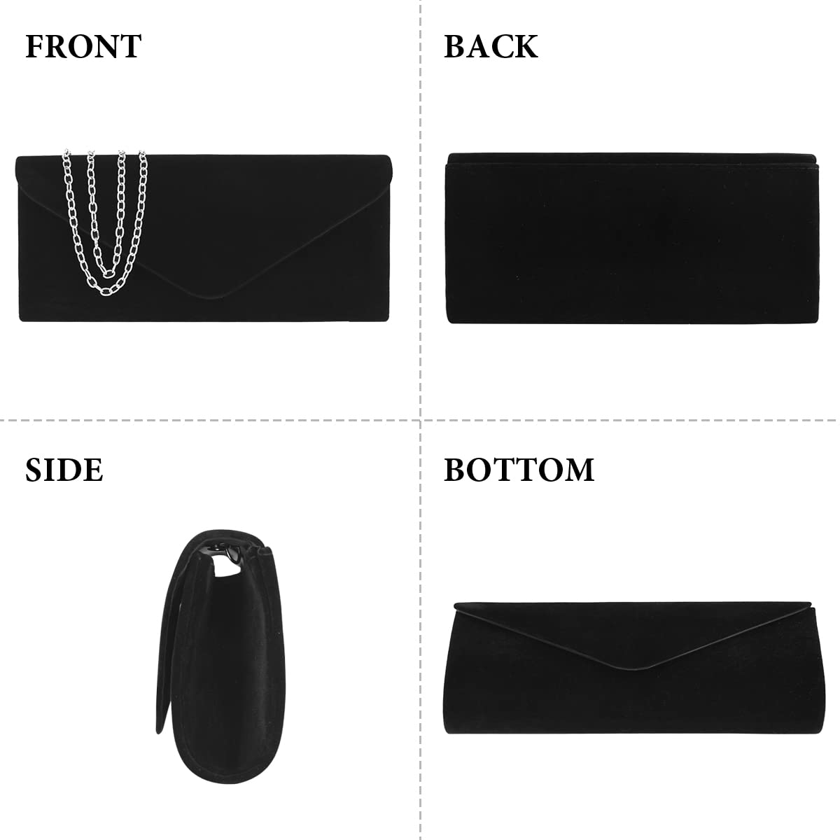 Ceremony Strass Clutch Schultertasche
