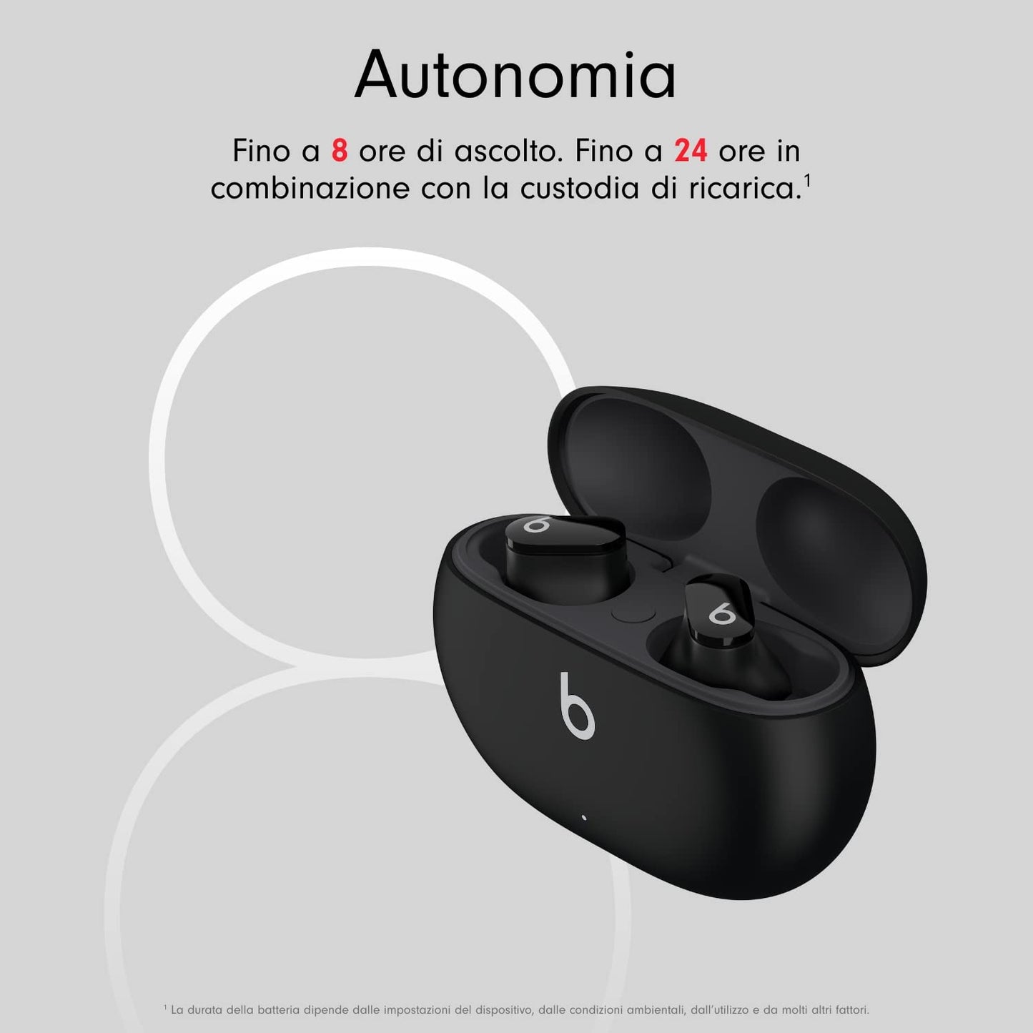 Original Beats Studio Buds - Auricolari senza fili con cancellazione del rumore