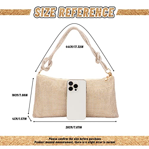 Glitzernde Tasche mit Strasssteinen