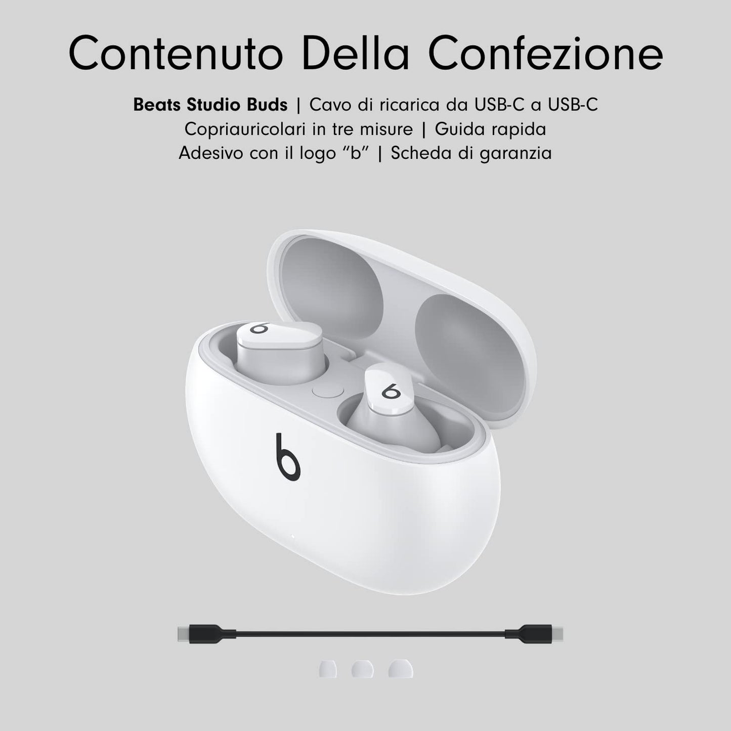 Original Beats Studio Buds - Auricolari senza fili con cancellazione del rumore