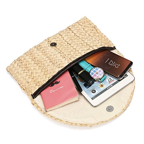 Stroh Clutch Handgewebte Tasche