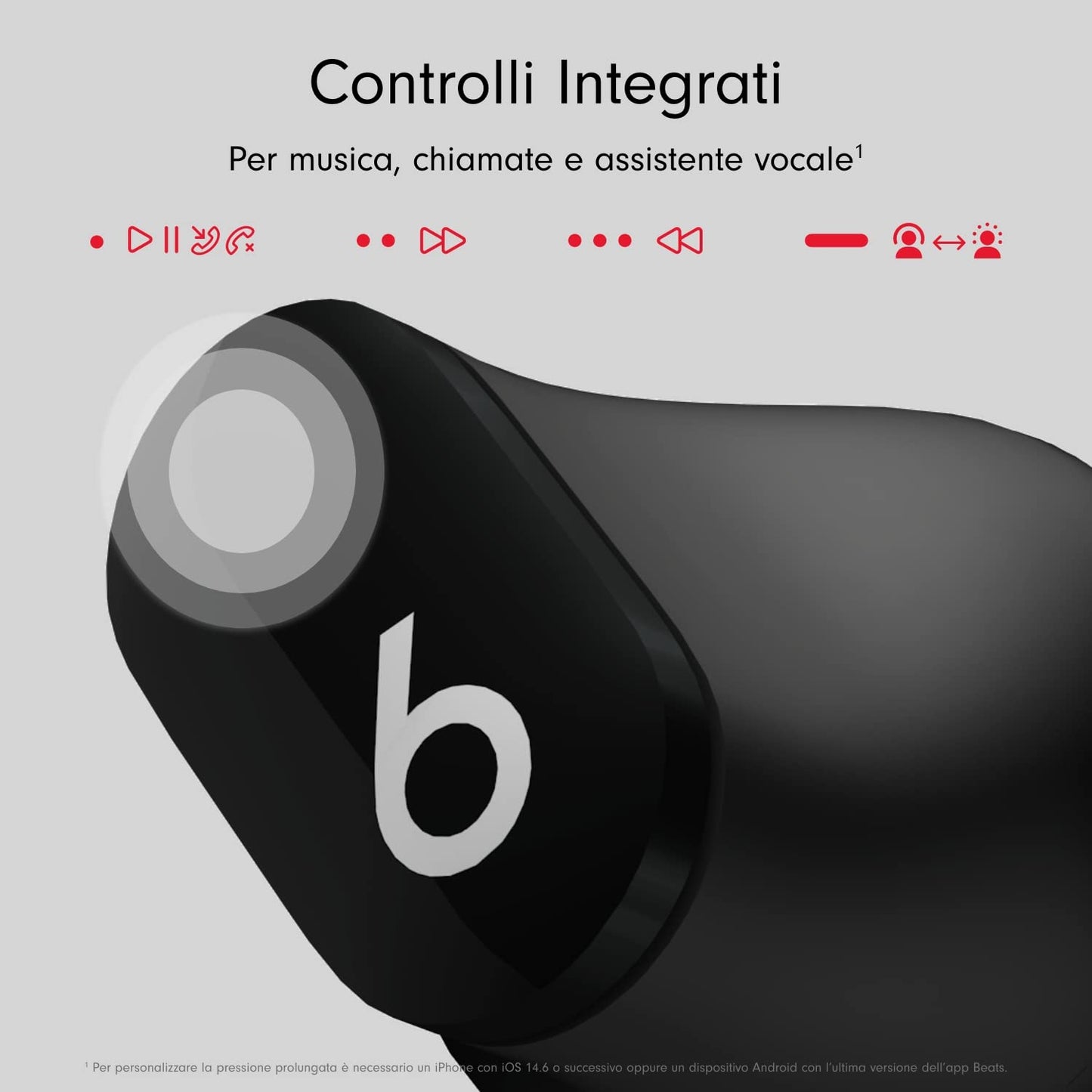 Original Beats Studio Buds - Auricolari senza fili con cancellazione del rumore