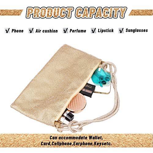 Glitzernde Tasche mit Strasssteinen