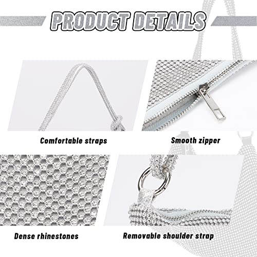 Glitzernde Tasche mit Strasssteinen