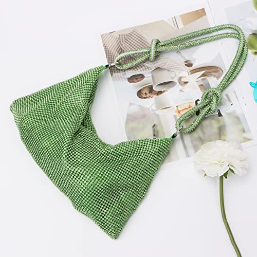 Glitzernde Tasche mit Strasssteinen