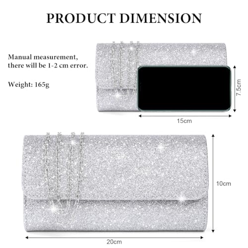 Ceremony Strass Clutch Schultertasche