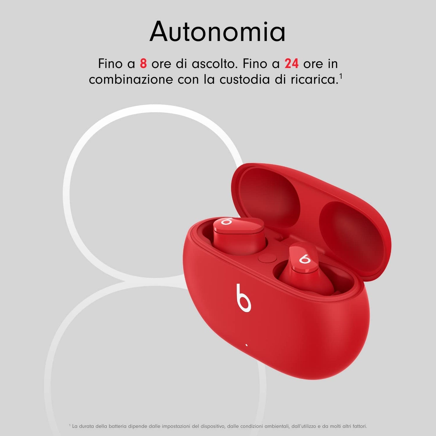Original Beats Studio Buds - Auricolari senza fili con cancellazione del rumore
