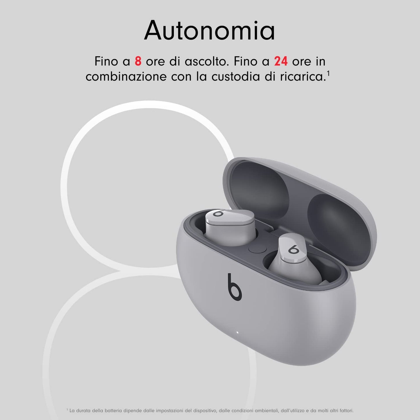 Original Beats Studio Buds - Auricolari senza fili con cancellazione del rumore