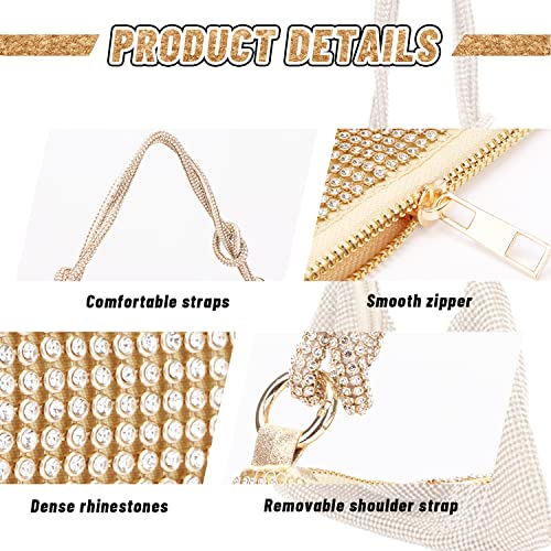 Glitzernde Tasche mit Strasssteinen