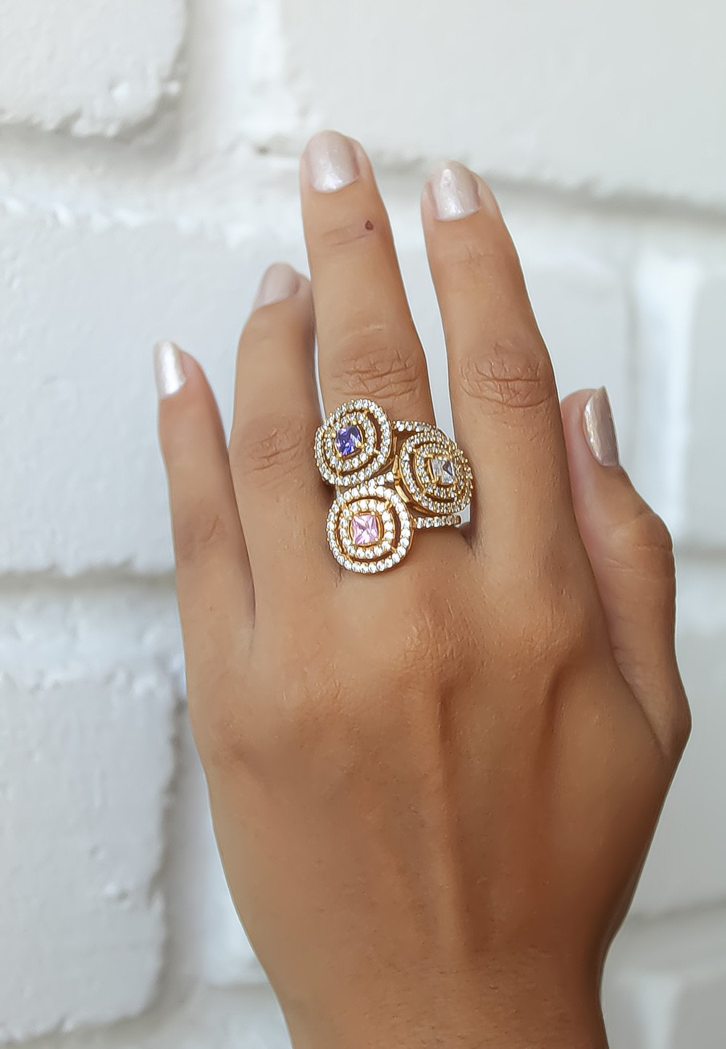 Anello Maldive in oro rosa
