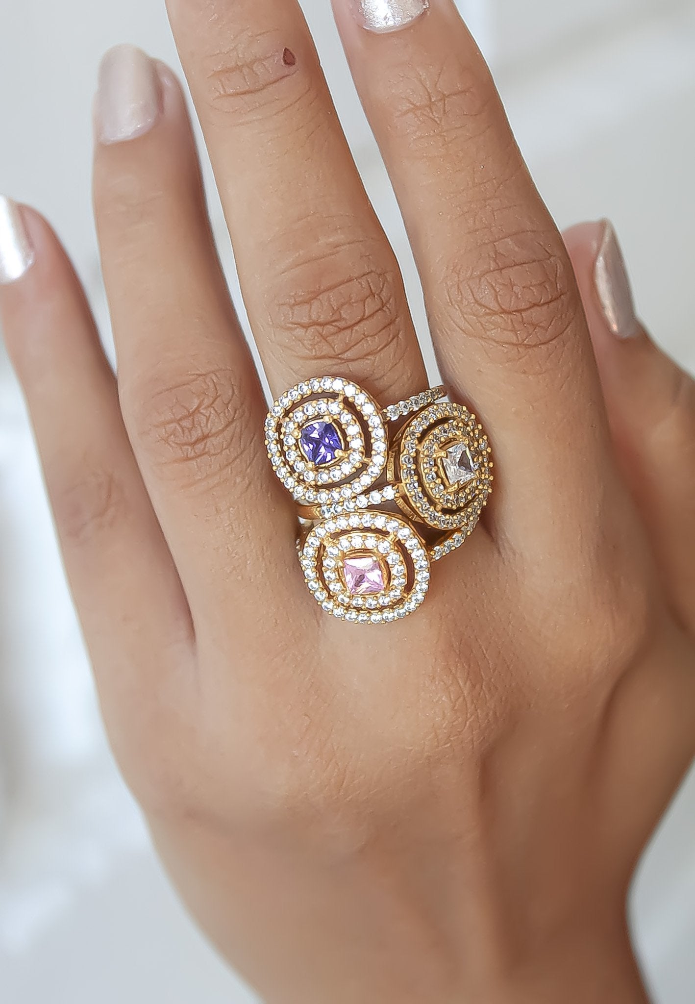 Anello Maldive in oro rosa