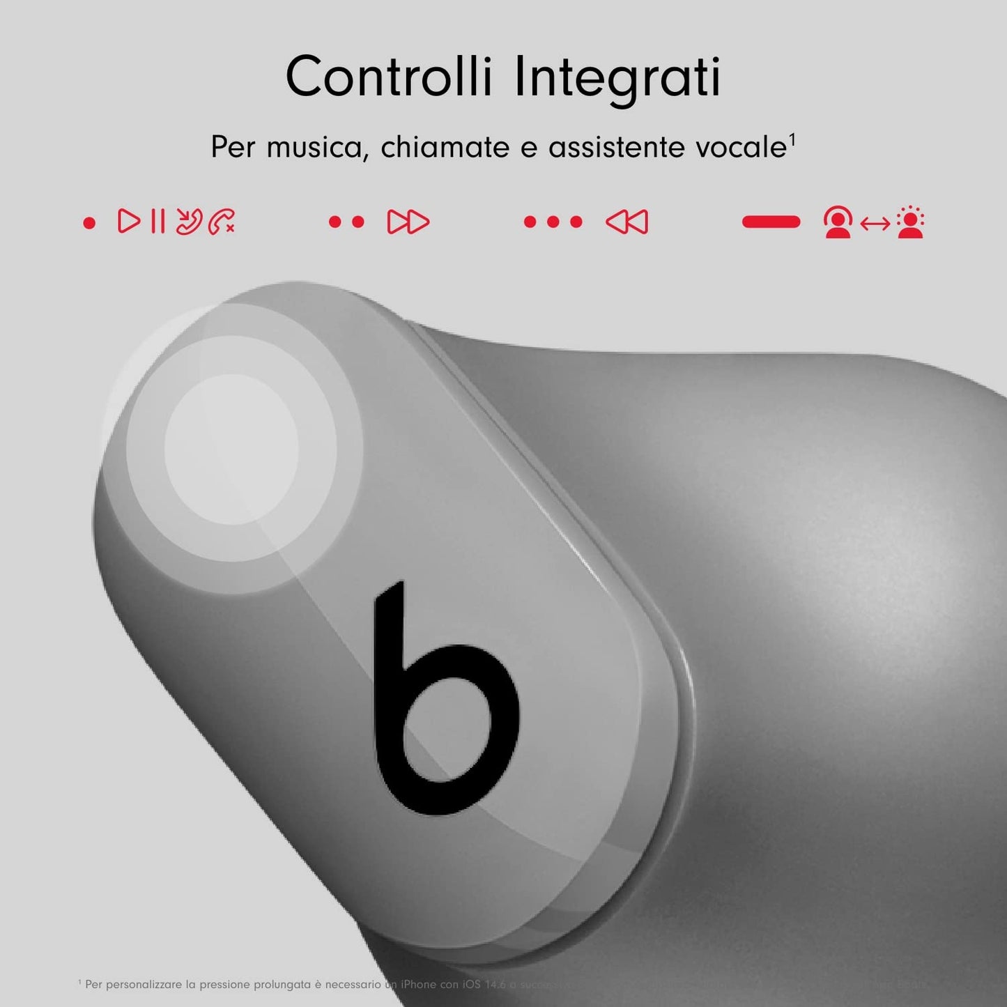 Original Beats Studio Buds - Auricolari senza fili con cancellazione del rumore