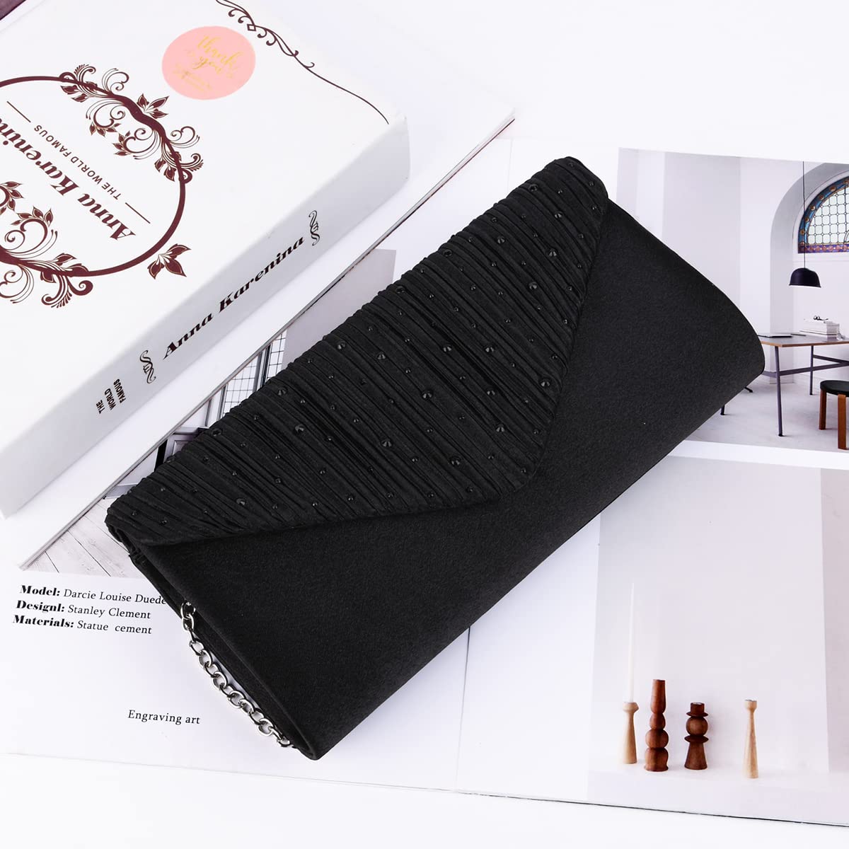 Ceremony Strass Clutch Schultertasche