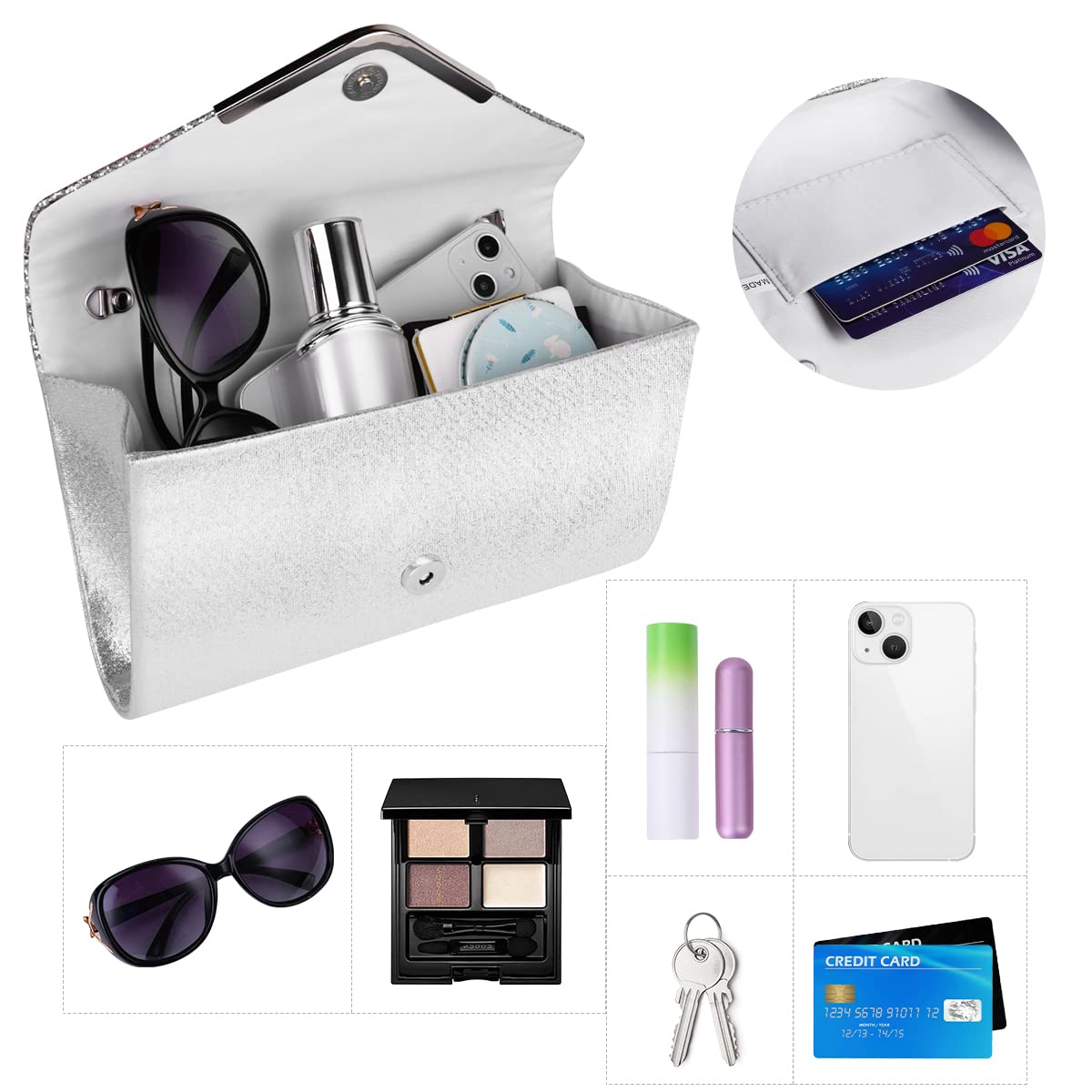 Ceremony Strass Clutch Schultertasche