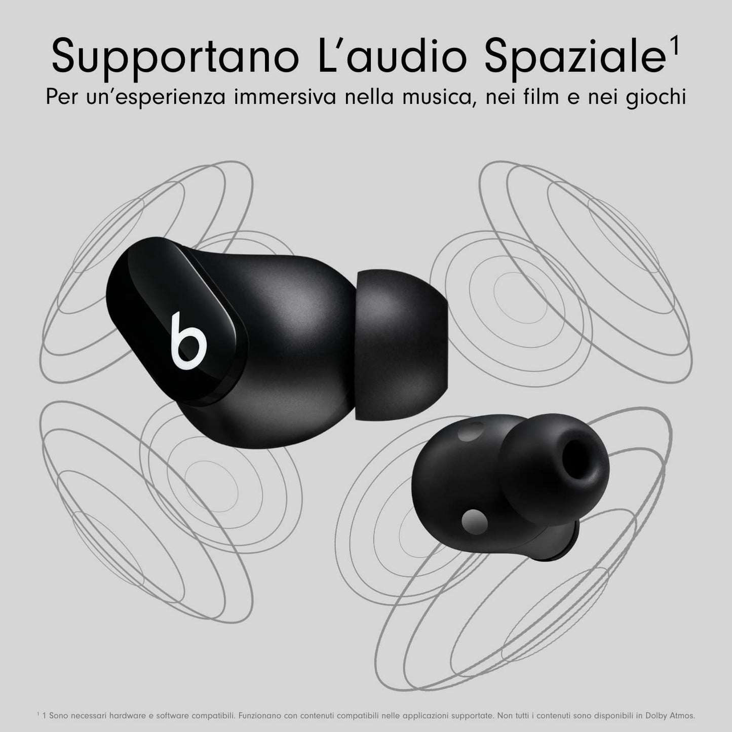 Original Beats Studio Buds - Auricolari senza fili con cancellazione del rumore