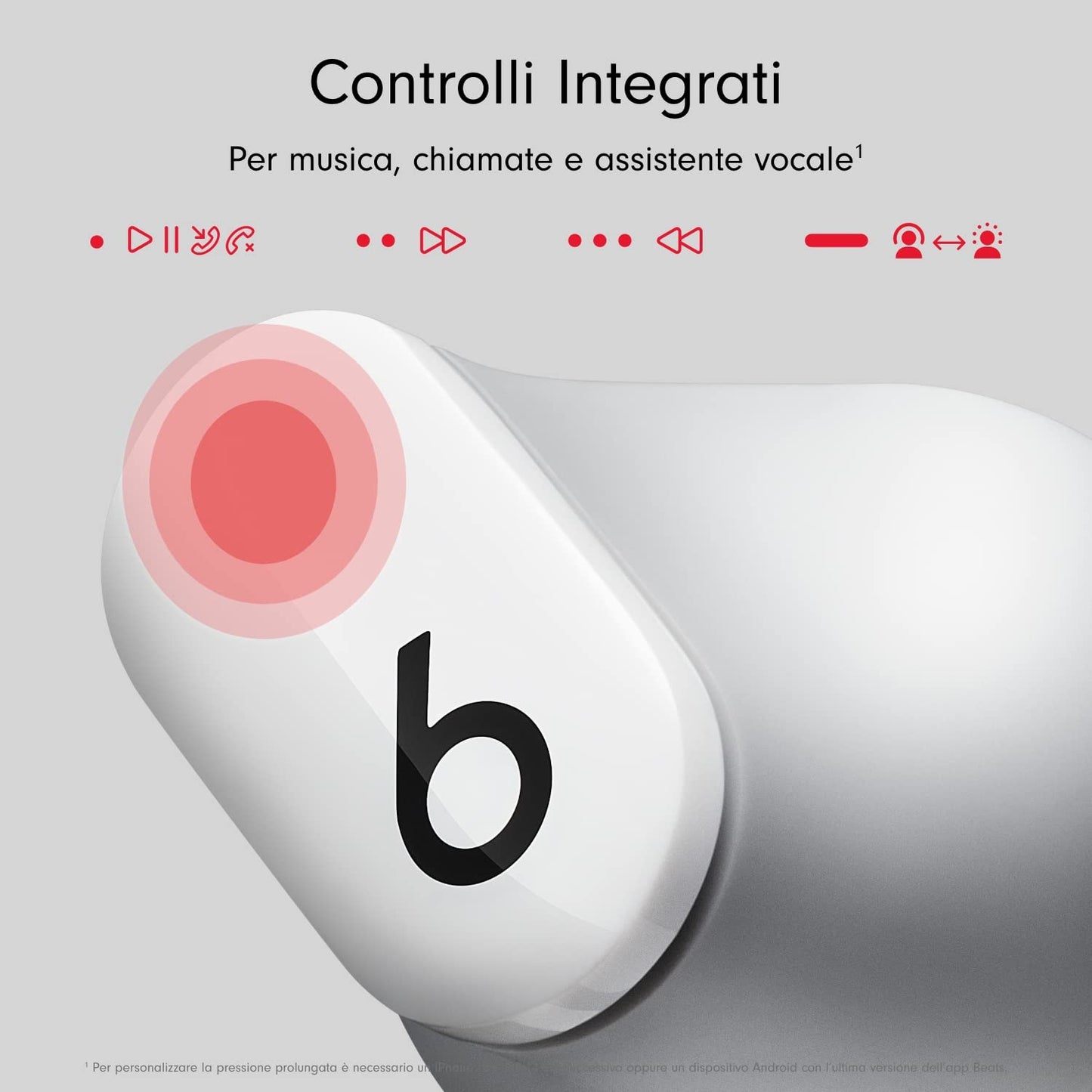 Original Beats Studio Buds - Auricolari senza fili con cancellazione del rumore