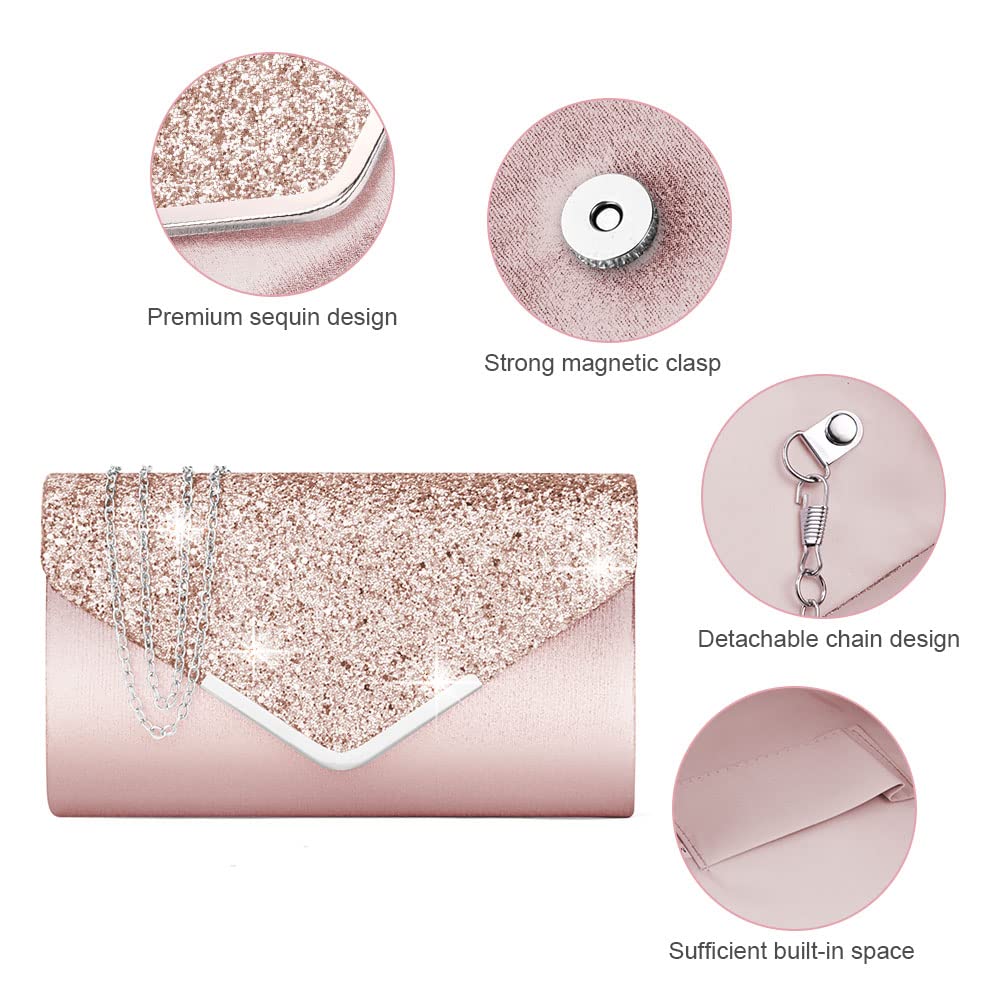 Ceremony Strass Clutch Schultertasche