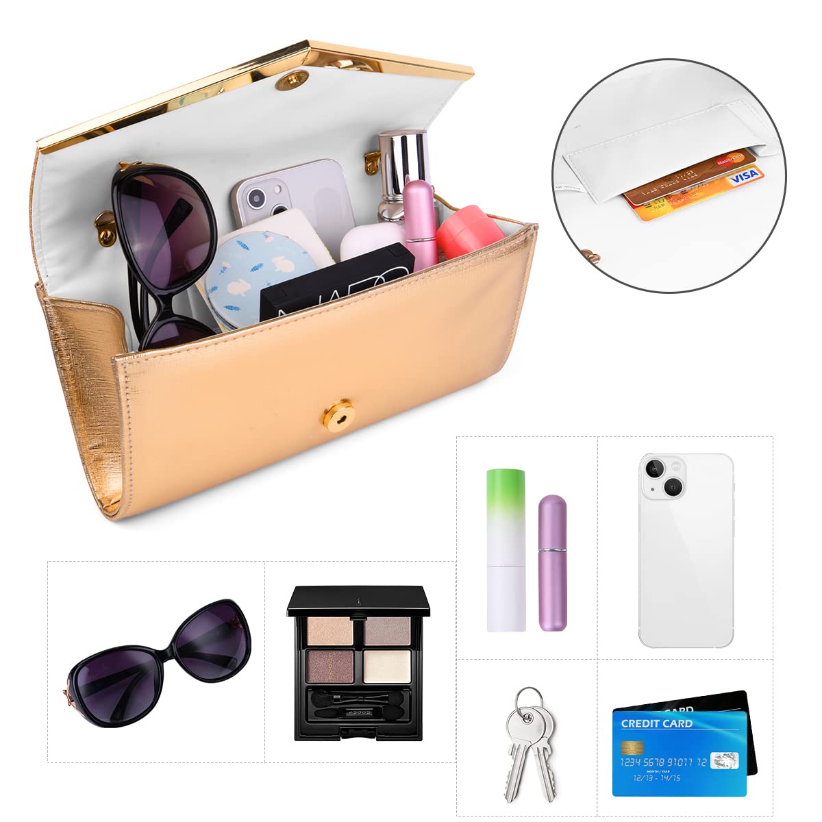 Ceremony Strass Clutch Schultertasche