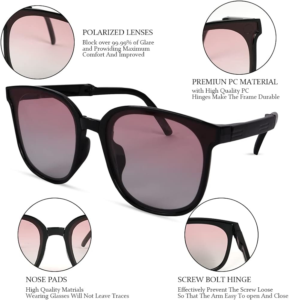 Faltbare Sonnenbrille mit UV-Schutz