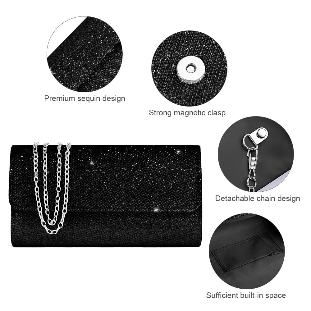 Ceremony Strass Clutch Schultertasche