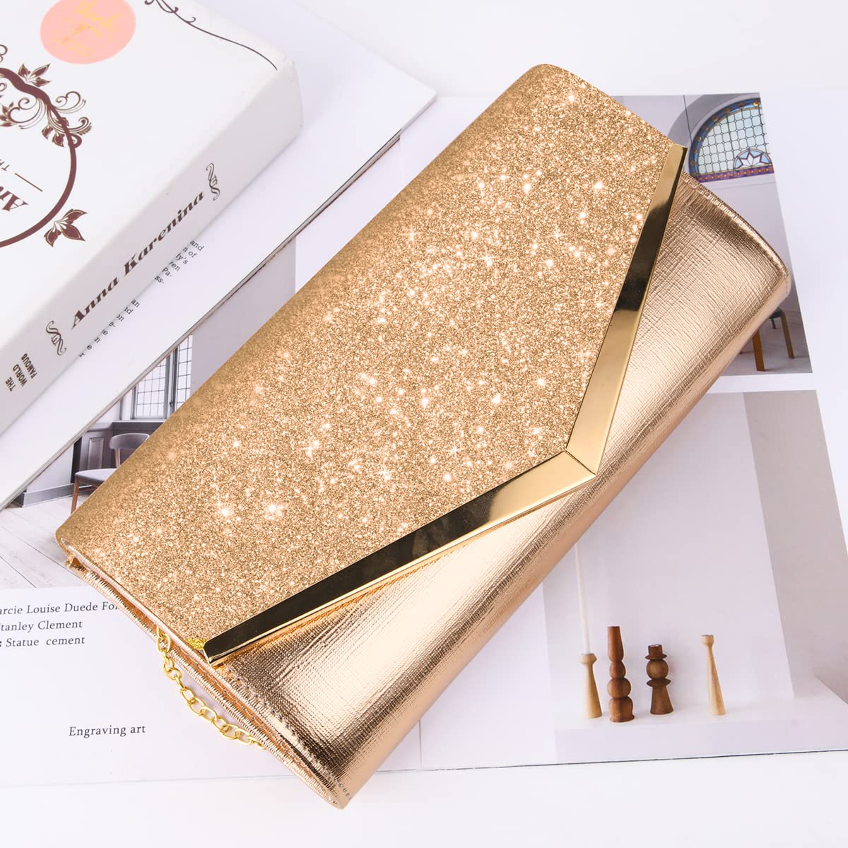 Ceremony Strass Clutch Schultertasche