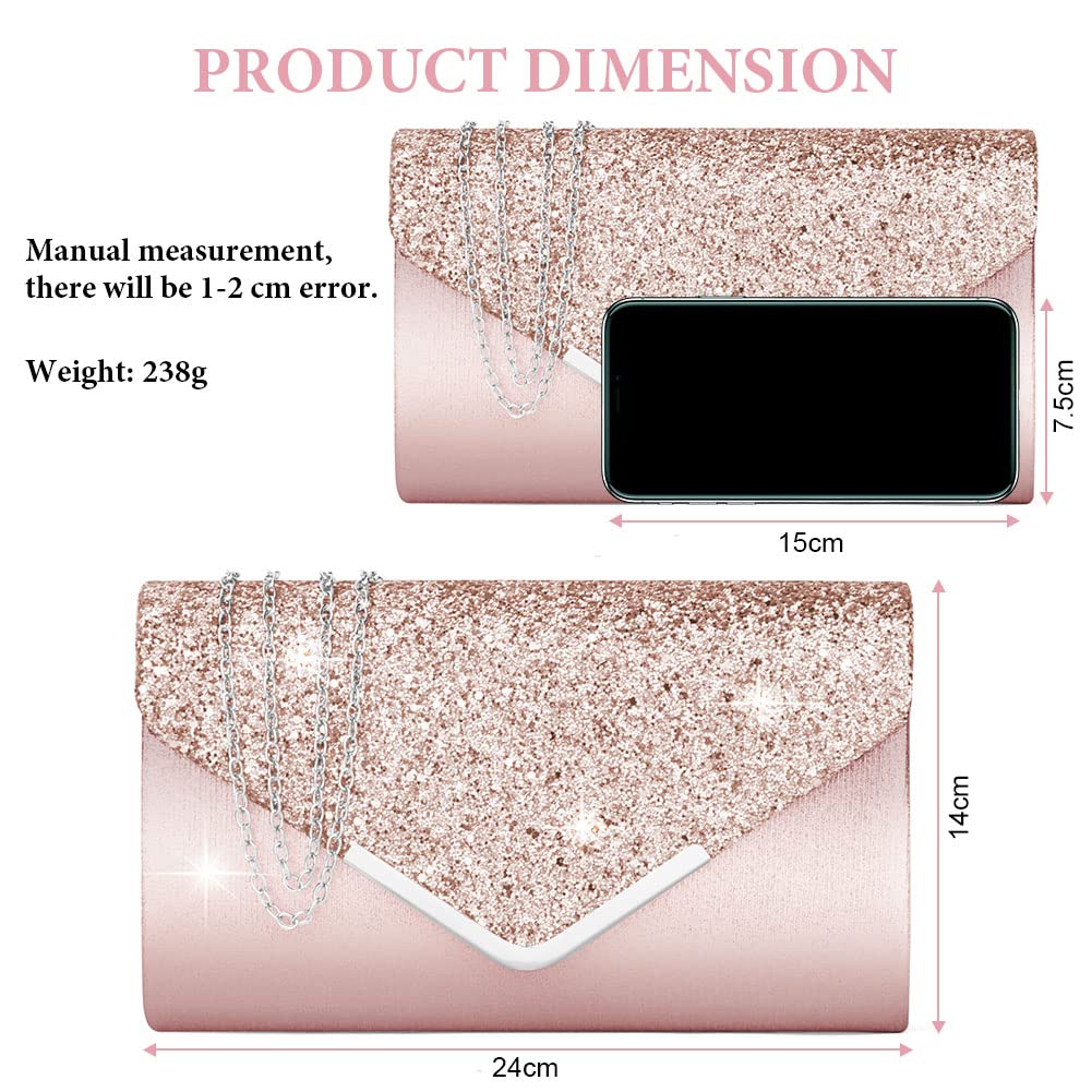 Ceremony Strass Clutch Schultertasche