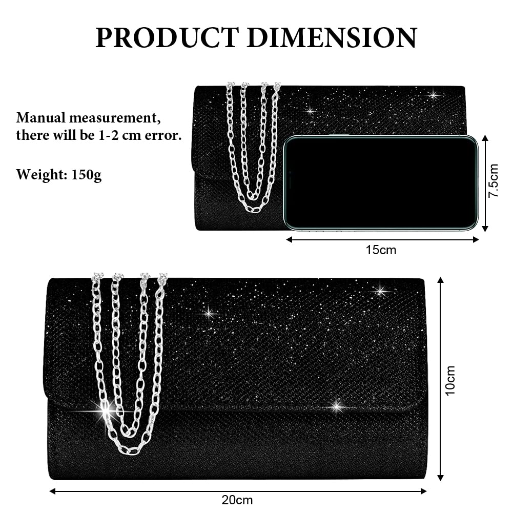 Ceremony Strass Clutch Schultertasche