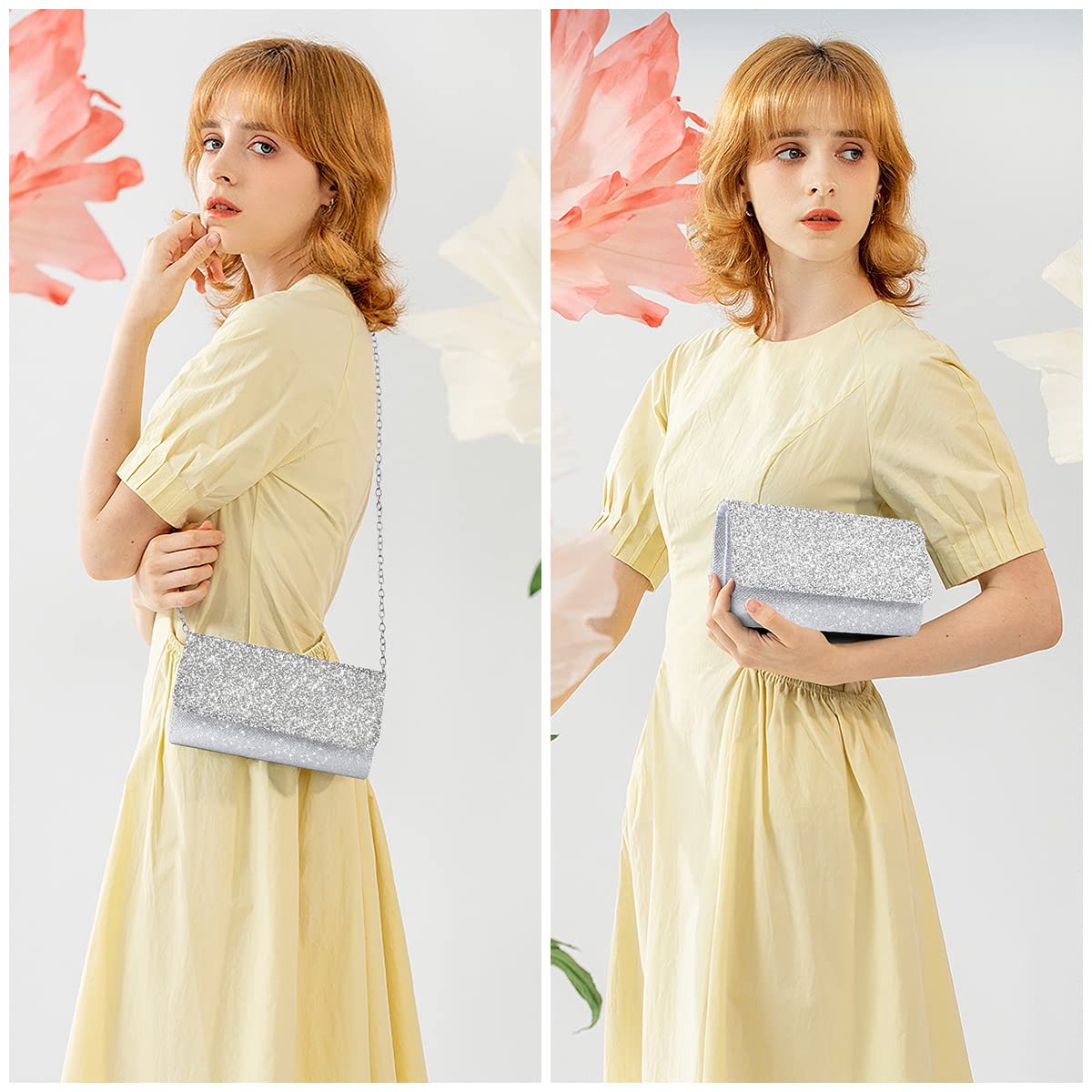 Ceremony Strass Clutch Schultertasche