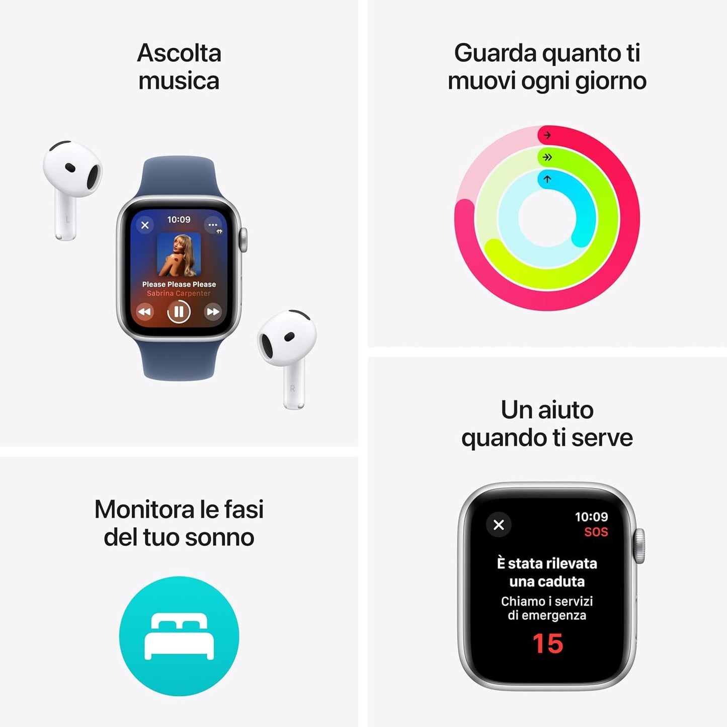 Apple Watch SE (2ª gen.) GPS+Cellulare (40-44 mm)