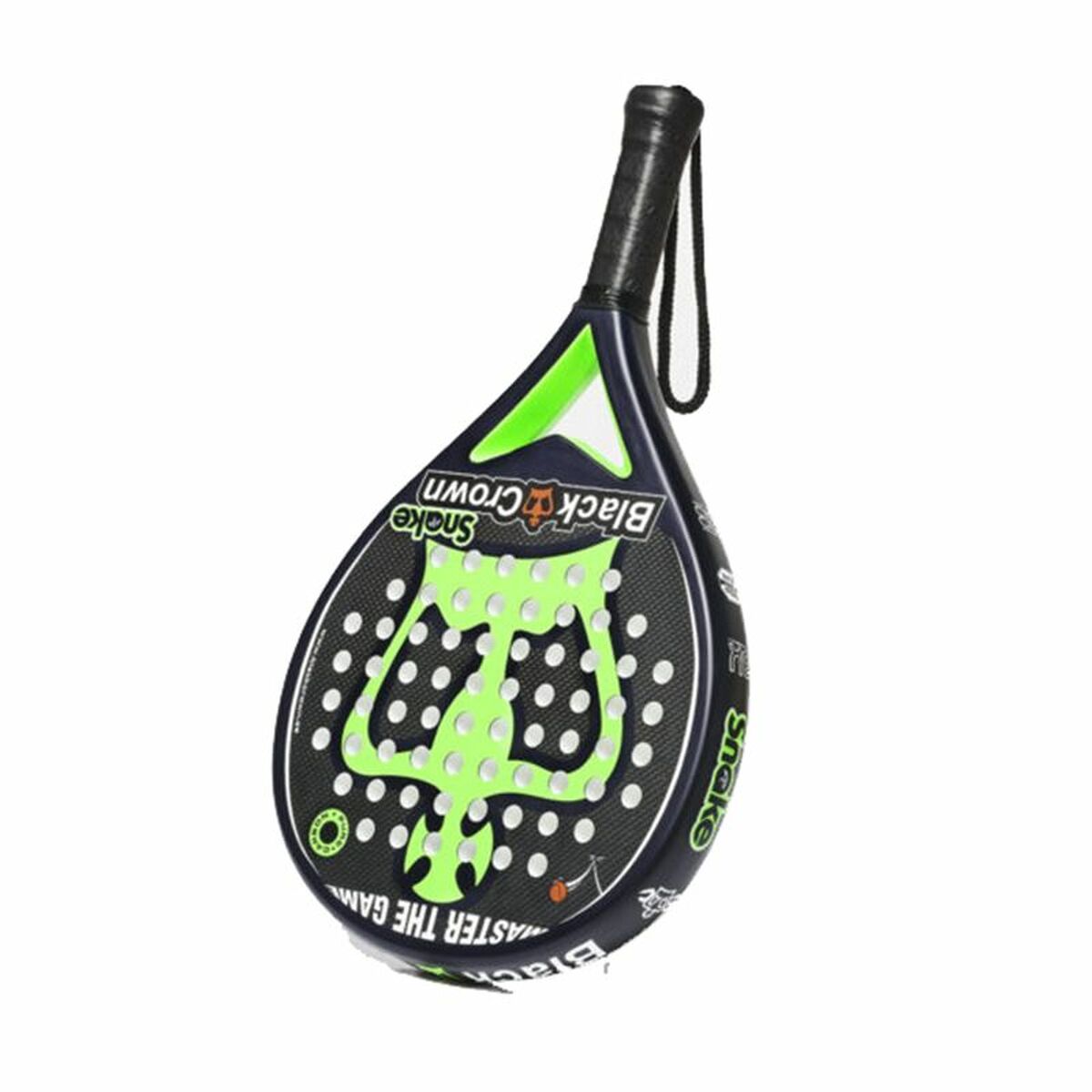 Racchetta da Padel Nero Crown Snake Lime green