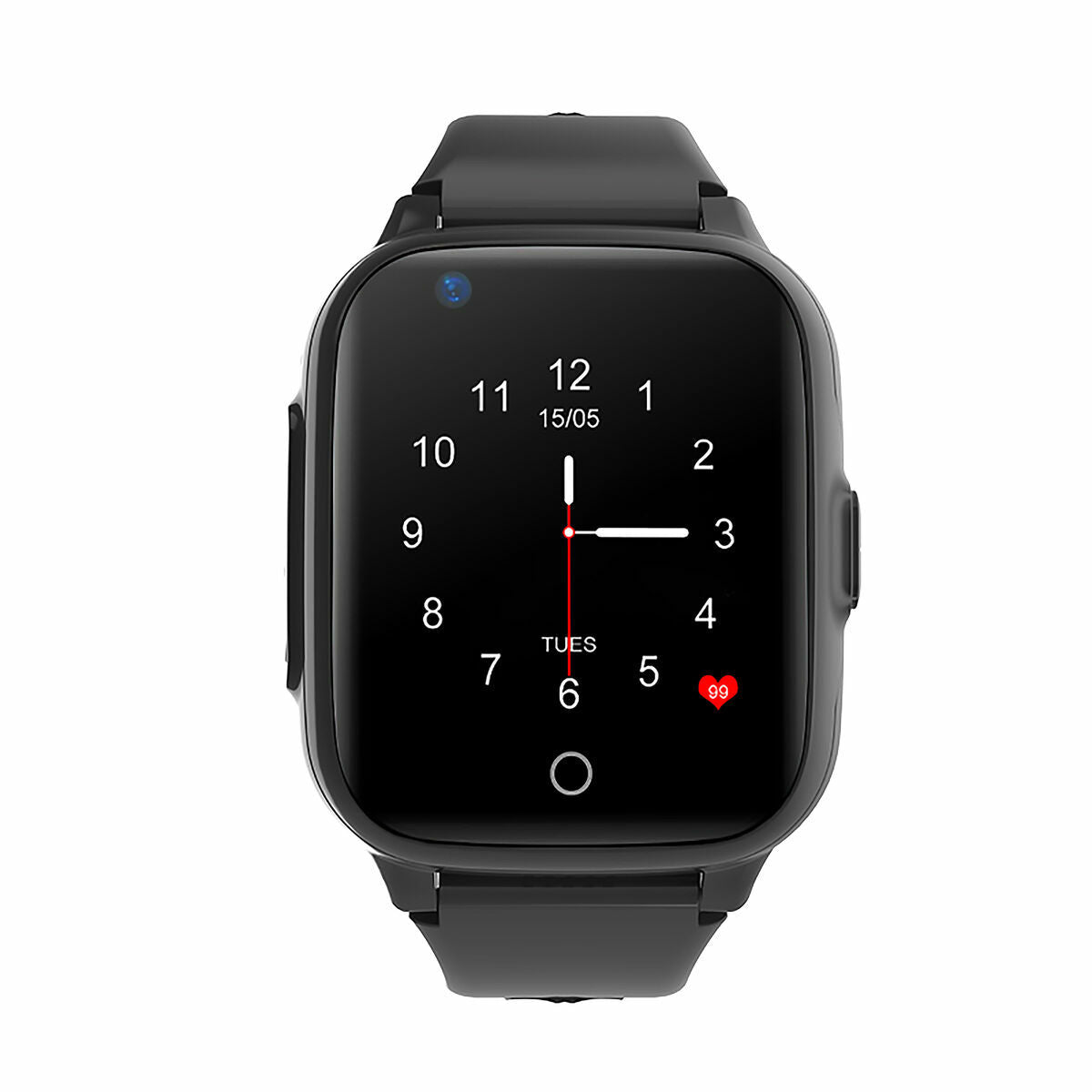 Eingebaute KAMERA LEOTEC Smartwatch Kids Allo Advance 4G Schwarz 1,4" 4 MB