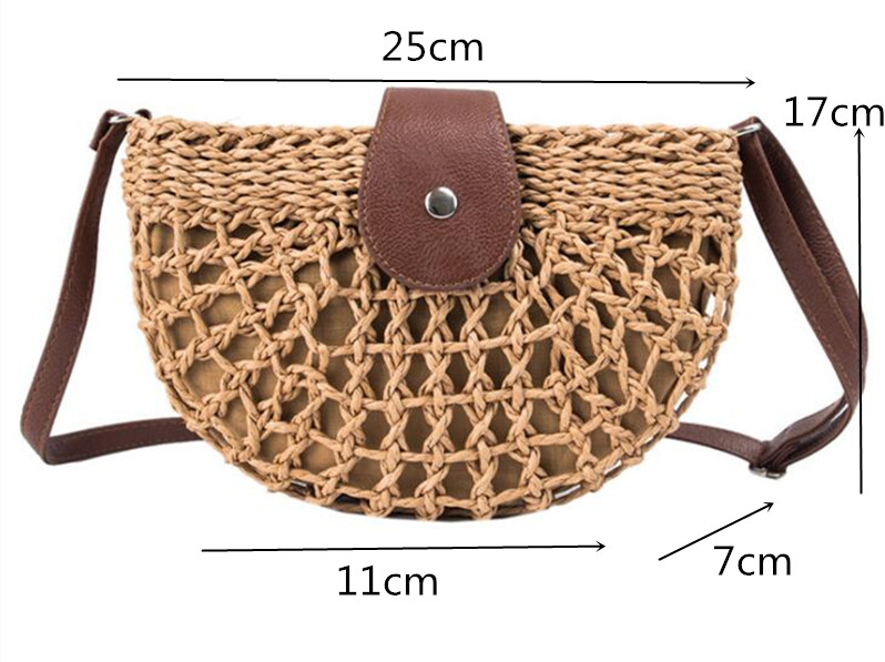 Borsa pastorale intrecciata al vento