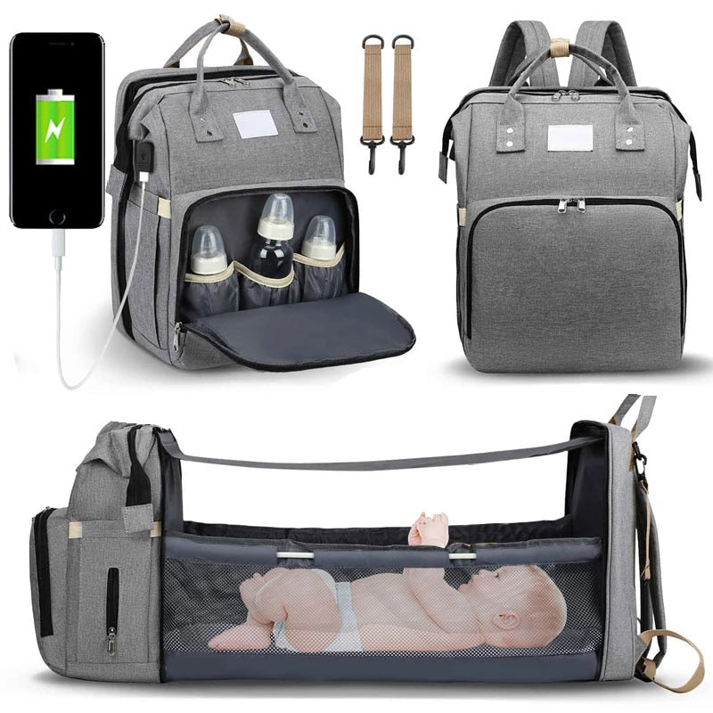 Tragbare, zusammenklappbare Betttasche für Kinderbetten