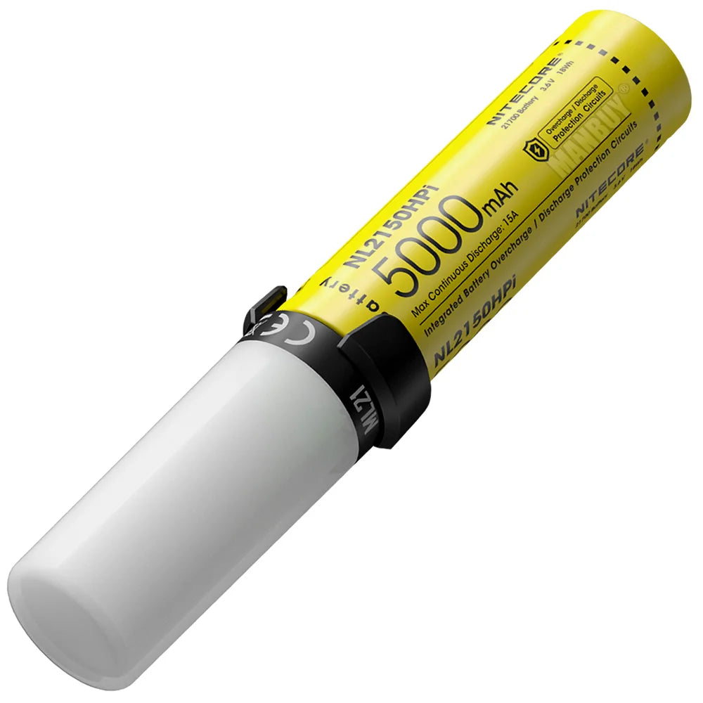 Sistema di batteria ricaricabile intelligente 3 in 1 5000 mAh + Powerbank MPB21 + Torcia elettrica ML21 High CRI