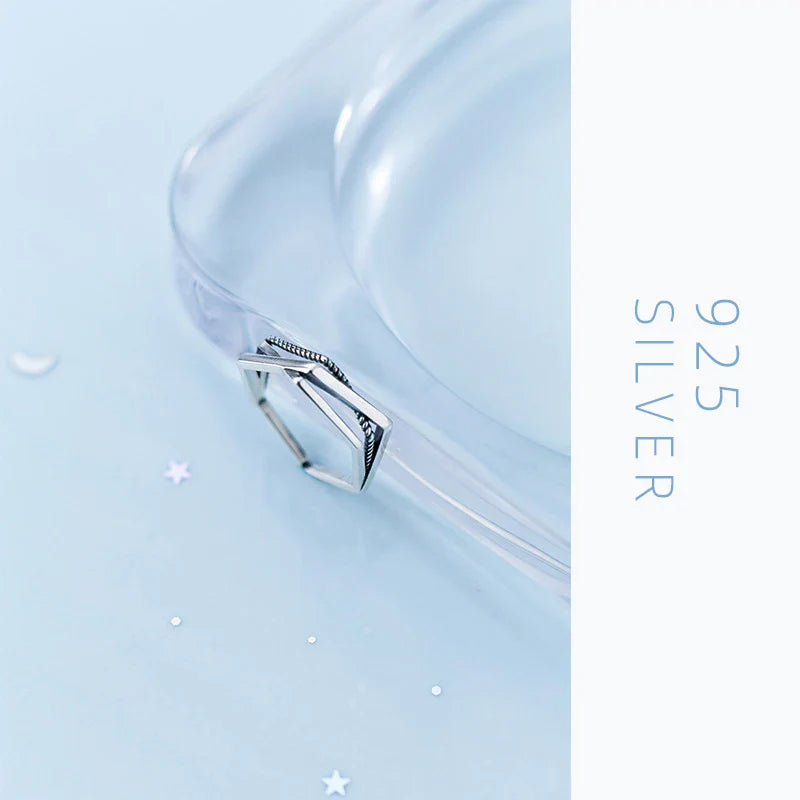 925 Sterling Silber Ring für Frauen Geschenk Freie Größe Ring Feines Design