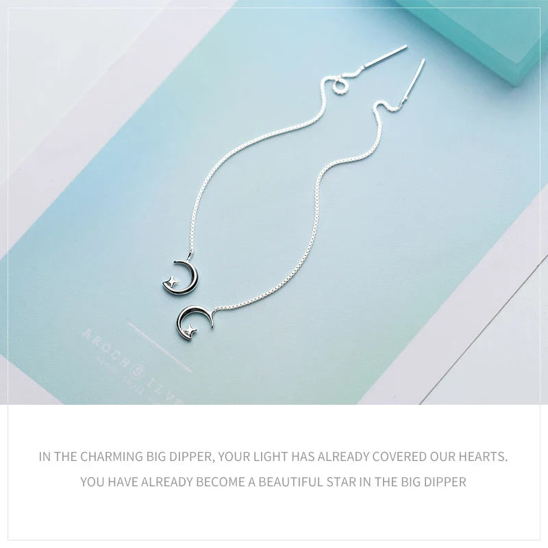Orecchini per donna e ragazza, orecchini pendenti primaverili, gioielli in argento sterling 925, regali