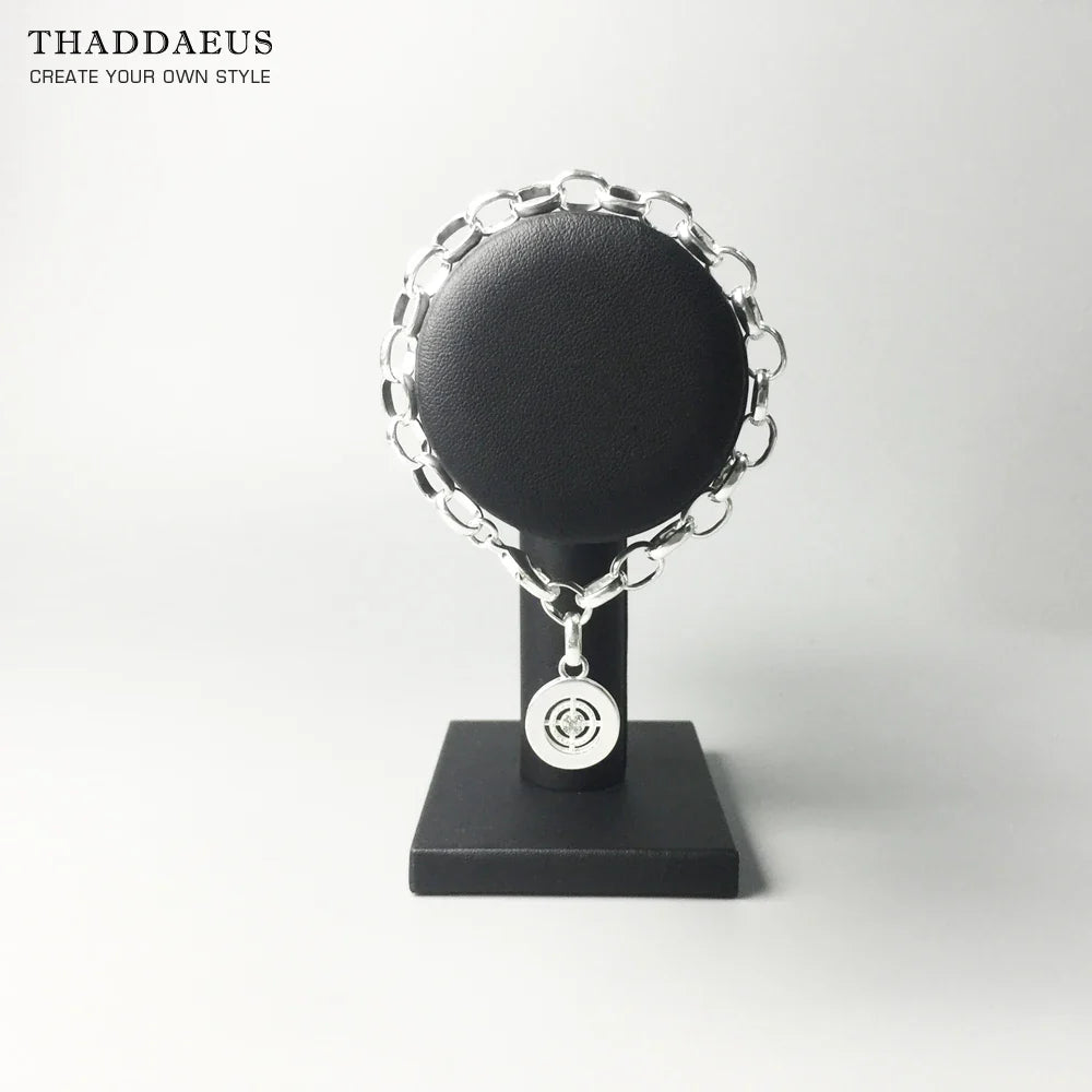 Braccialetti con ciondoli a catena incrociata, argento sterling 925, regalo alla moda per le donne, gioielli in stile europeo, club di accessori di moda