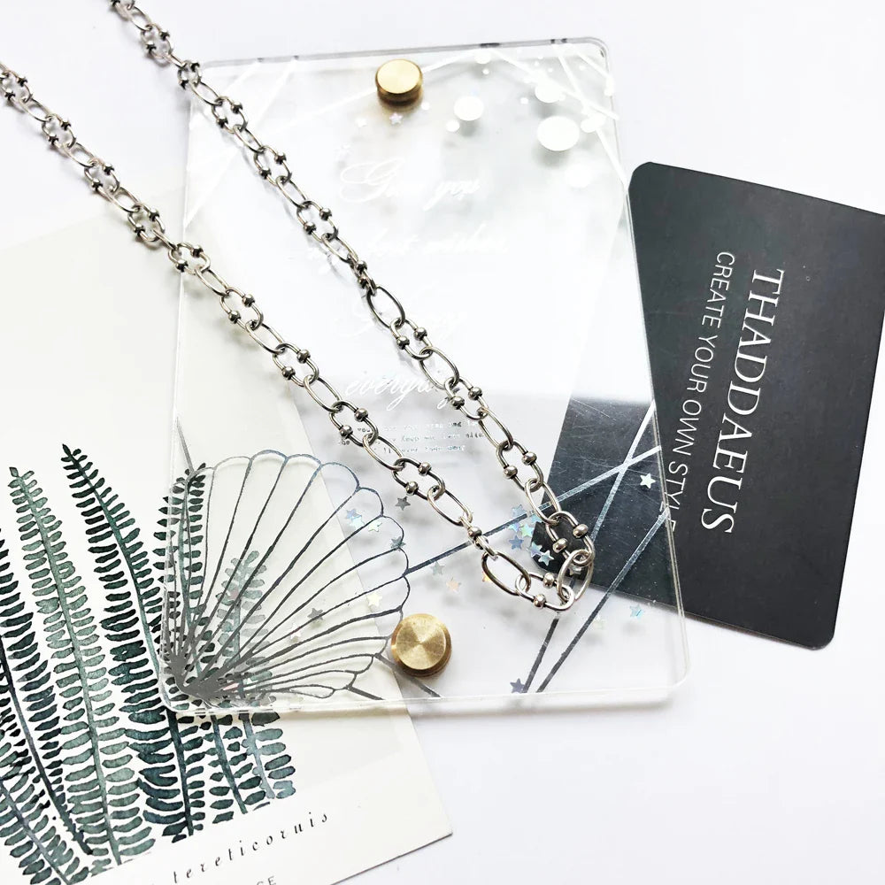 Collana con ciondolo straordinario, nuova moda estiva, gioielli in argento sterling 925, look ribelle, regalo per donne e uomini.